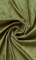 Dupioni Silk Home Décor Fabric By the Metre (Moss Green)