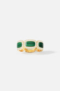 APM Ring in radiant green, a bold statement of contemporary elegance.