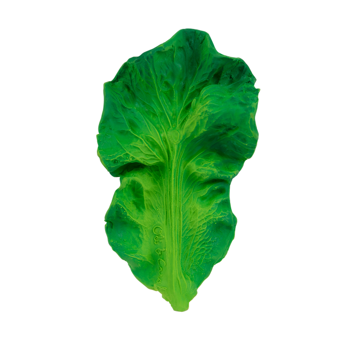 Oli & Carol® Teething and Bath Toy-  Kendall the Kale