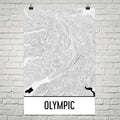Olympic National Park Topographic Map Art