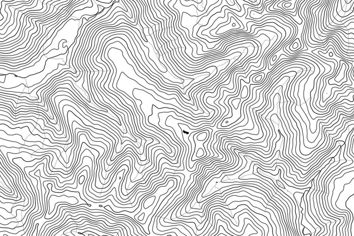 Olympic National Park Topographic Map Art