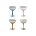 Ombre Stemmed Coupe Glass