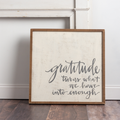 Primitives by Kathy® Inset Box Sign "Gratitude"