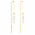Rae & Jade Crystal Drop Threader Earrings