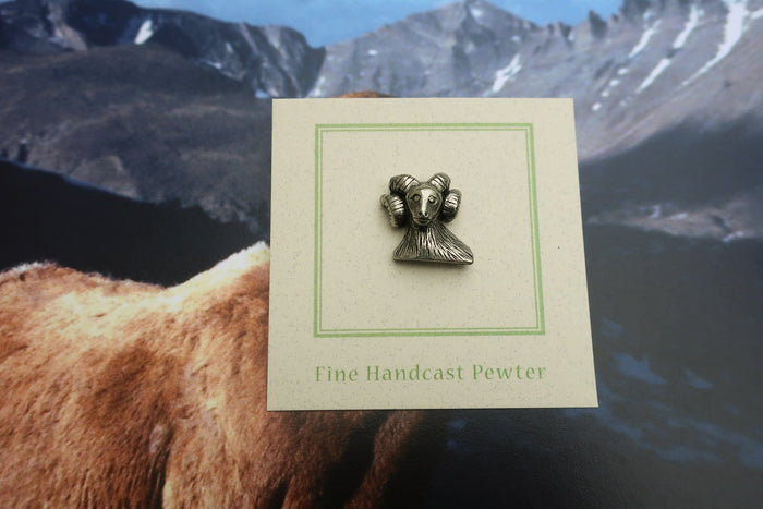 Ram's Head Lapel Pin