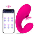Rechargeable Clit Sucking G-Spot U Shaped Vibrator Dildo App Wireless Remote Control Wearable Couple Vibrator