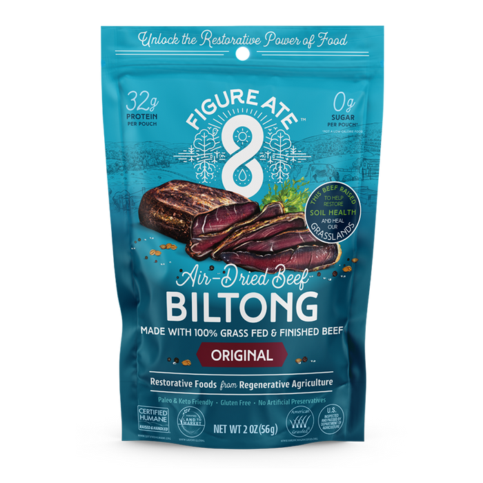 Figure Ate Regeneratively-Sourced Beef Biltong: Original