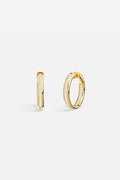 APM Hoop Earrings in golden hues, a luminous everyday essential with quiet elegance.