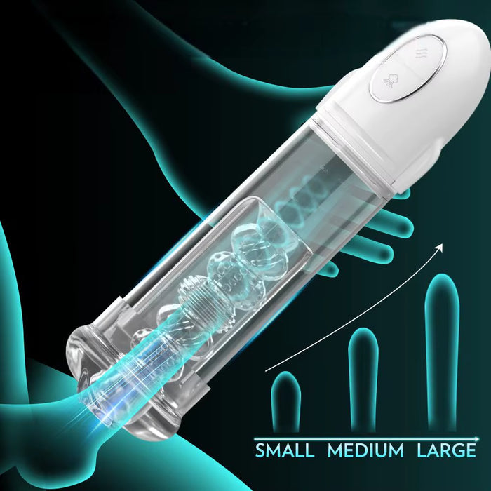 Rocket Shape Masturbator Toys 9 Types Powerful Suction Modes Male Masturbators - Male Sex Toy
