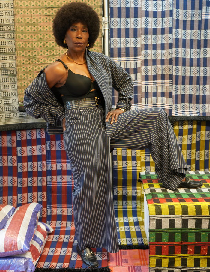 Sailor Pin striped Twill Pant