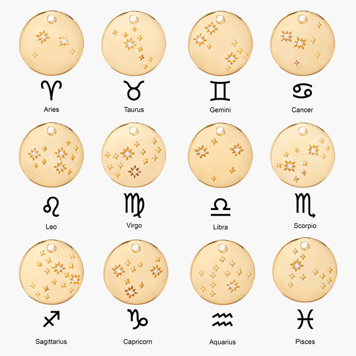 Skyler Vermeil Zodiac Pendant
