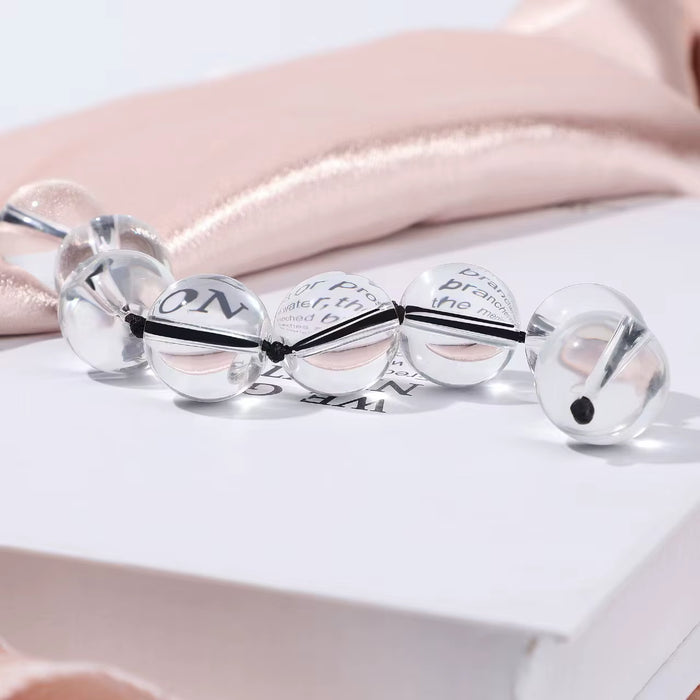 SM Props Vestibular Development Glass Pull Beads Anal Plug Tempering Masturbation Adult Products