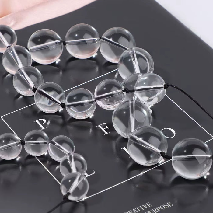 SM Props Vestibular Development Glass Pull Beads Anal Plug Tempering Masturbation Adult Products