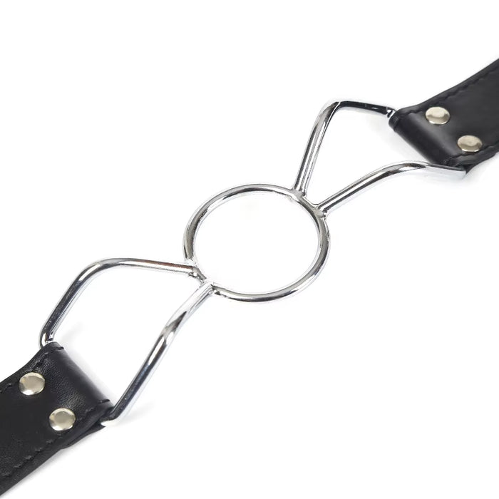 SM Sex Toys Adult Collar Forced Mouth Opening Iron Ring Deep Throat Mouth Plug Alternative Sex Props BDSM