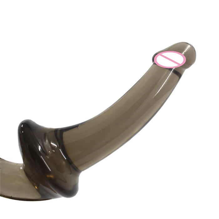 Soft Double Ended - Double Sided Dildo Strapless Strap-On Dildo Sex Toy with Two Heads