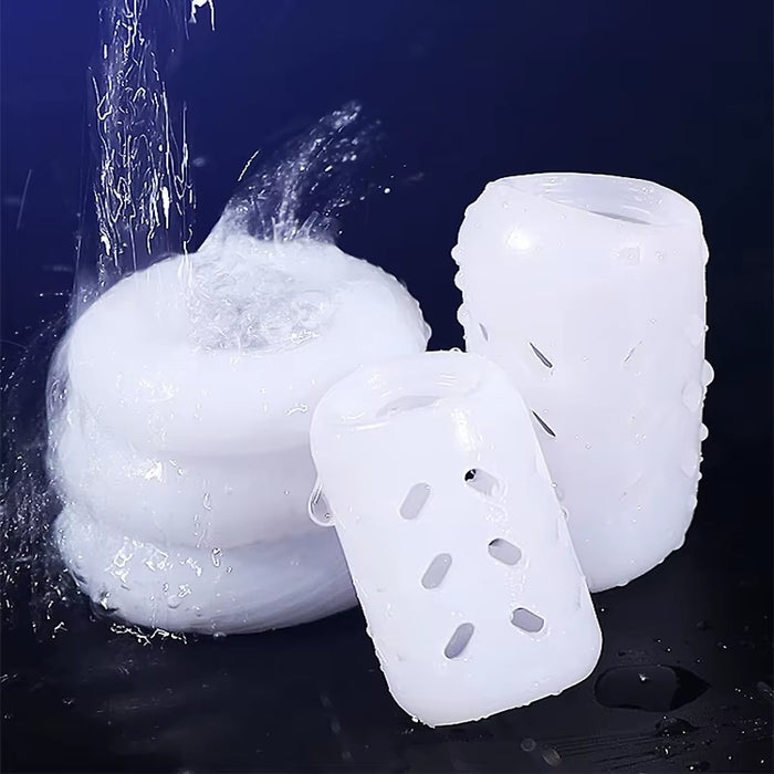 Soft Silicone Reusable Breathable Cock Ring Set Lock Sperm Foreskin Correction Resistance Ring