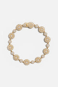 APM Bracelet in gold color, a radiant constellation of light around the wrist.
