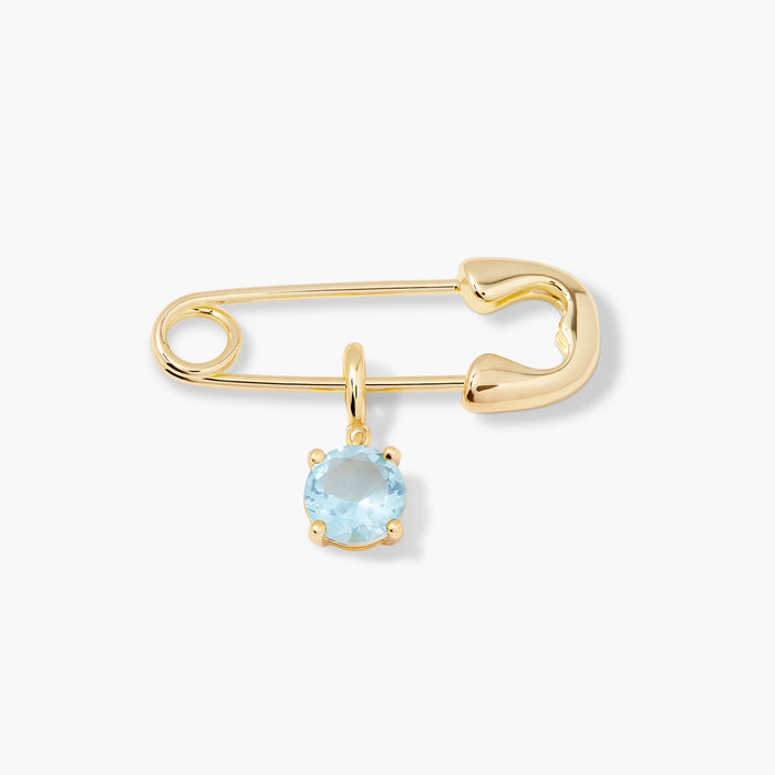 Something Blue Charm Pin