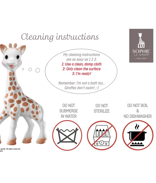 Sophie la Girafe® So' Pure Natural Rubber Teether