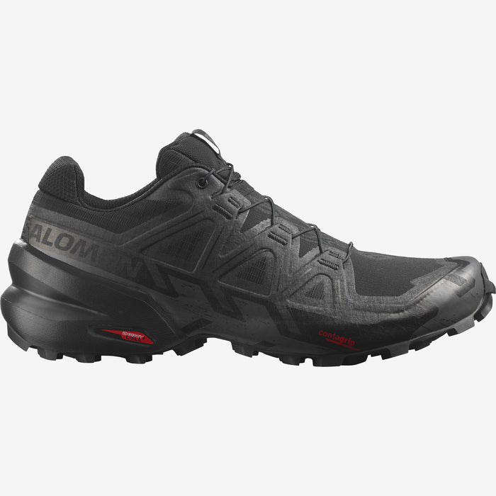 Salomon Speedcross 6 Men's Trail Running Shoes - Black / Black / Phantom