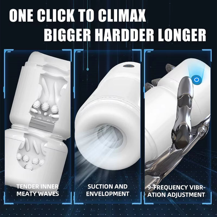 Spirit Bomb Detachable Electric Male Sex Toy Stroker Sex Toys Men'S Masturbator with 9 Vibration