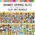 Spring Blitz Clip Art Bundle