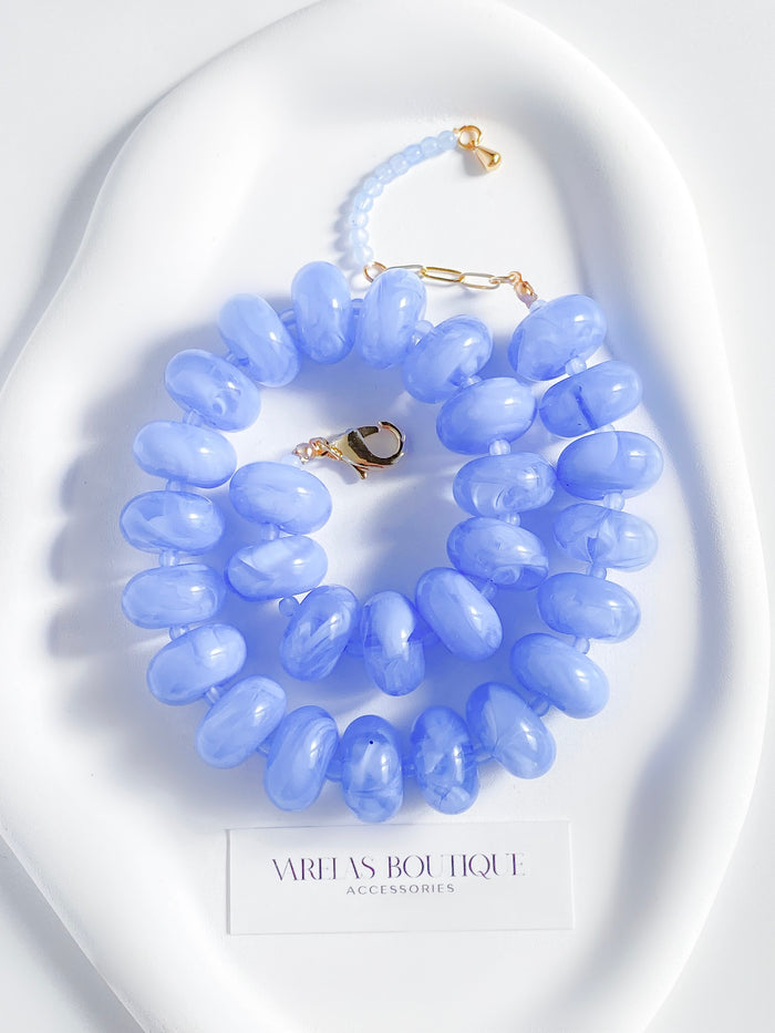 Stella light blue necklace