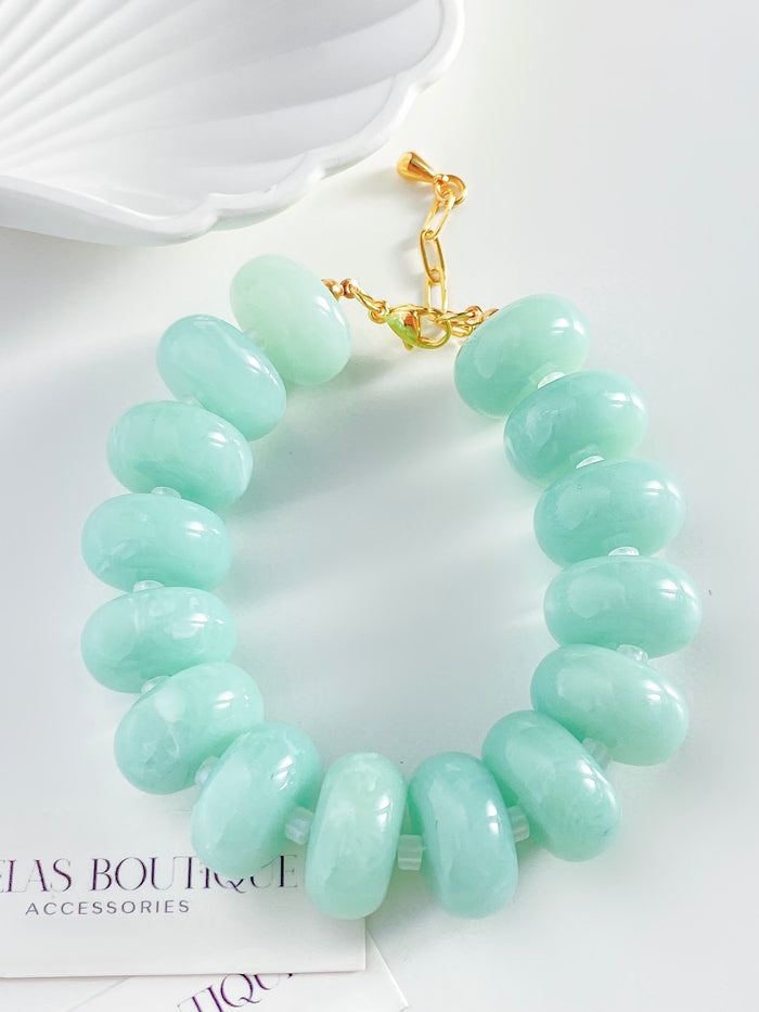 Stella mint bracelet