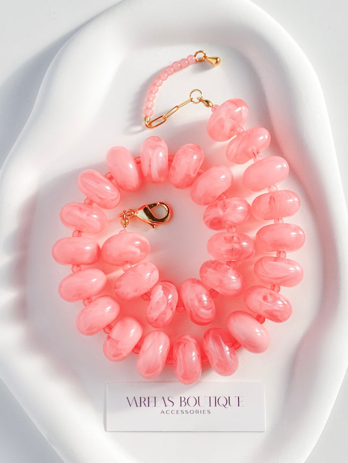 Stella pink necklace