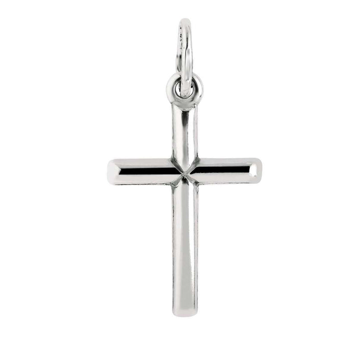 Sterling Silver Tube Cross