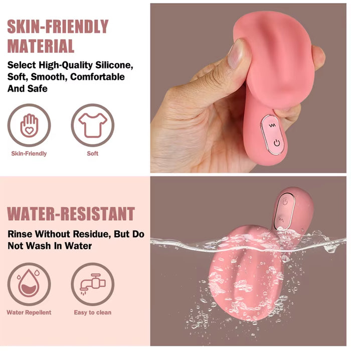 Strong Mushroom Head Dildo Vibrating Adult Sex Toys Breast Massage Clitoris Vibrator