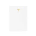 Sugar Paper mini pad with gold bow design on white background