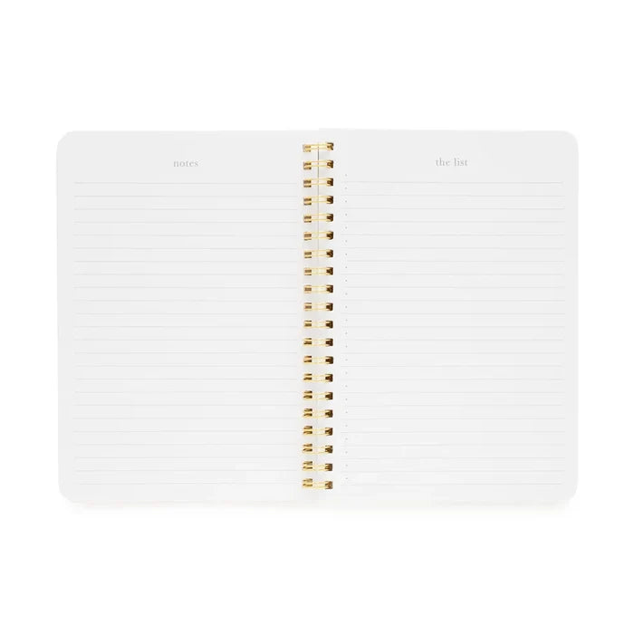 SUGAR PAPER | Mini Spiral Notebook, Red Stripe