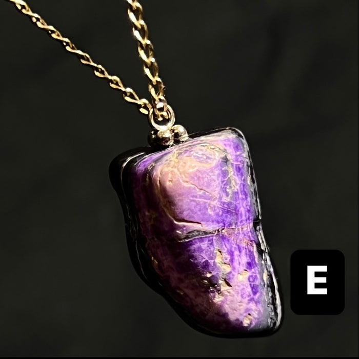 Sugilite Pendant, from N’chwaning Mine III, Kalahari Manganese Field, Northern Cape, South Africa