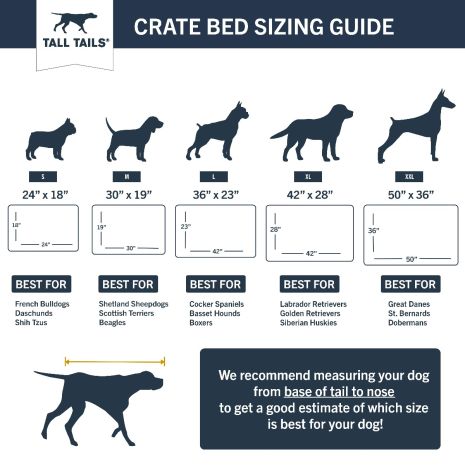 Tall Tails Dream Chaser Classic Dog Crate Bed (Large)