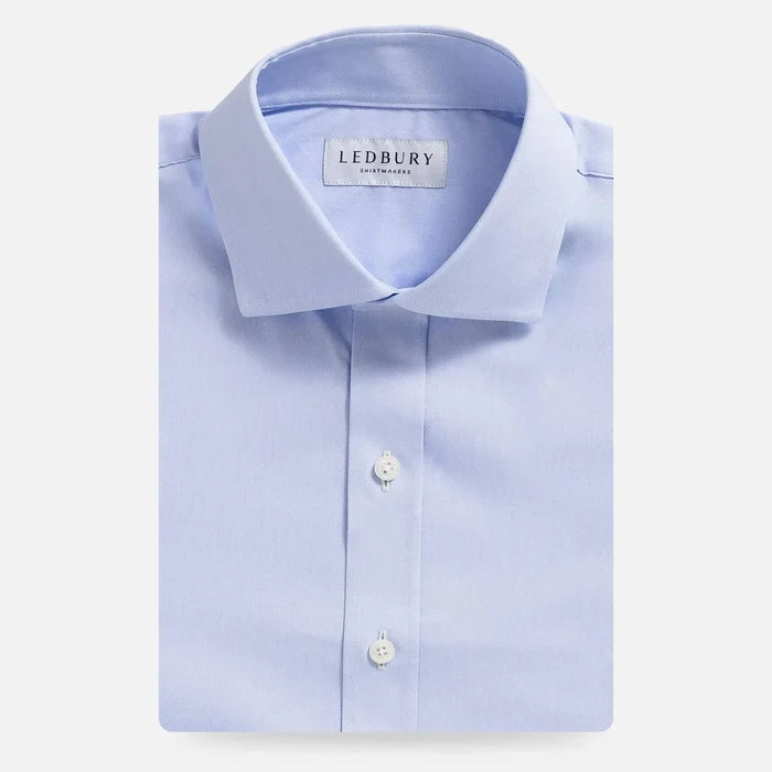 Blue Journey Flex wrinkle-free dress shirt - custom fit performance fabric for men