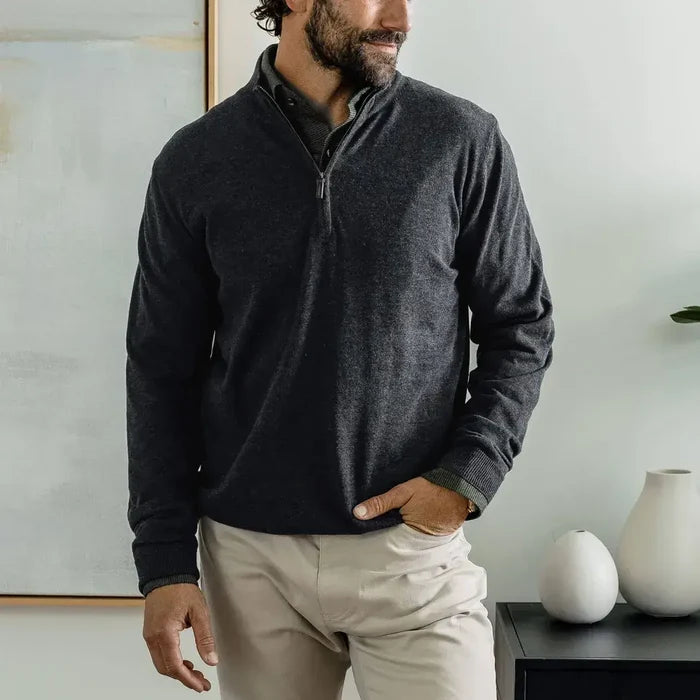 Charcoal Heather Easterley Pullover Sweater – Lifestyle| Ledbury