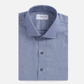 The Deep Blue Linden Dobby Dress Shirt Dress Shirt- Ledbury