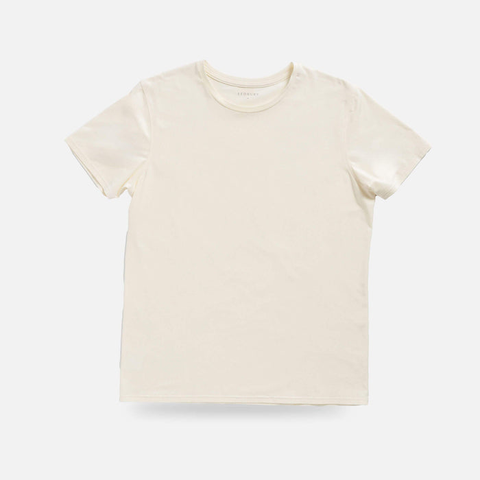 The Ecru Crew Neck T-Shirt Custom Undershirt- Ledbury