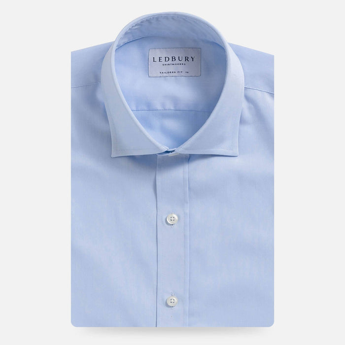 The Light Blue Ellory Twill Dress Shirt Dress Shirt- Ledbury