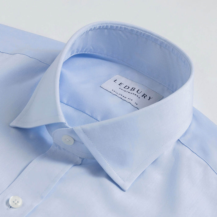 The Light Blue Ellory Twill Dress Shirt Dress Shirt- Ledbury