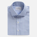 The Light Blue Wellsley Check Dress Shirt Dress Shirt- Ledbury