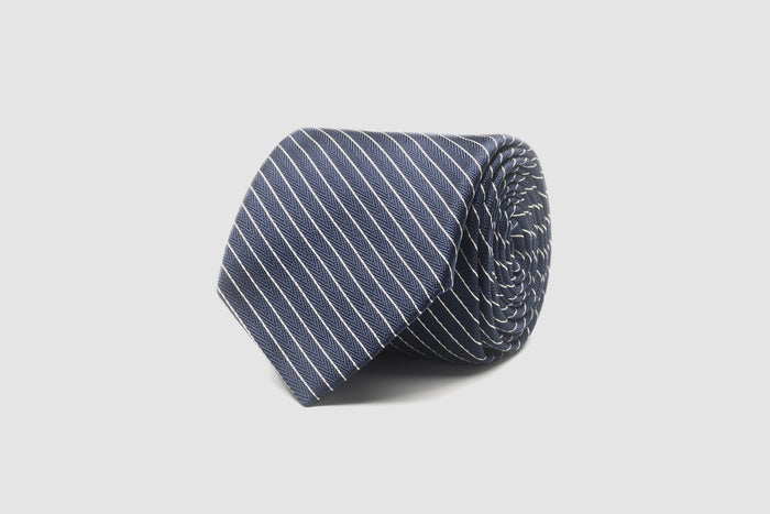 The Navy Kilbourn Tie Tie- Ledbury