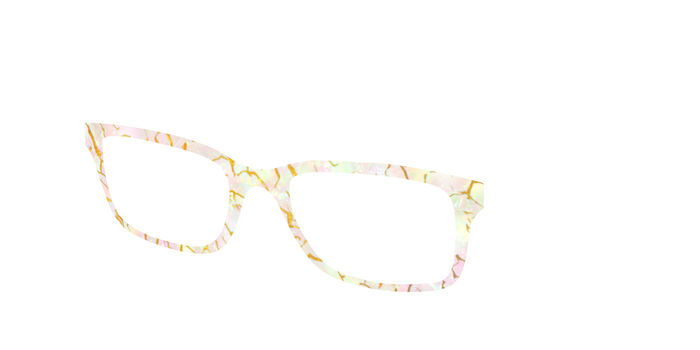 The Opalescent Pearl with Gold Streaks