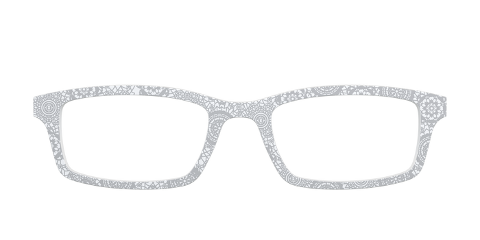 The Pale Gray Medallion Lace