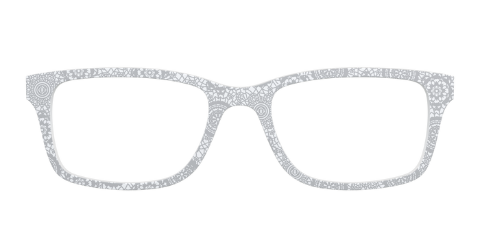 The Pale Gray Medallion Lace
