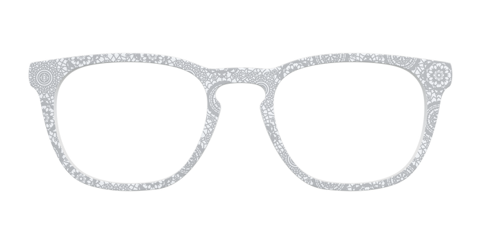 The Pale Gray Medallion Lace
