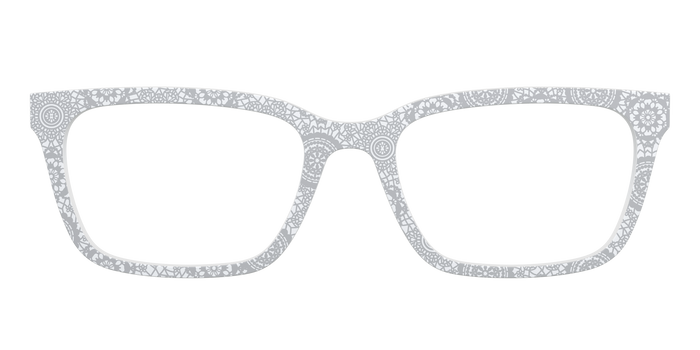 The Pale Gray Medallion Lace