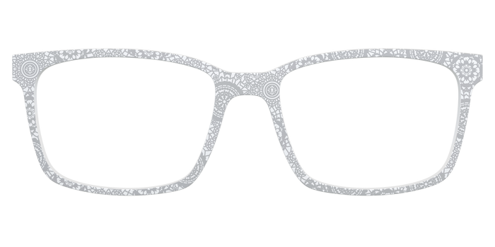 The Pale Gray Medallion Lace