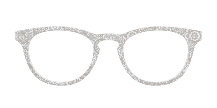 The Taupe Medallion Lace